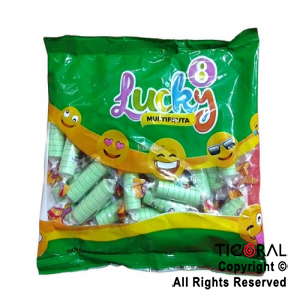 PASTILLAS LUCKY 8 SABOR MULTIFRUTA x 200GR